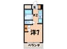 シェルマンション 1Kの間取り