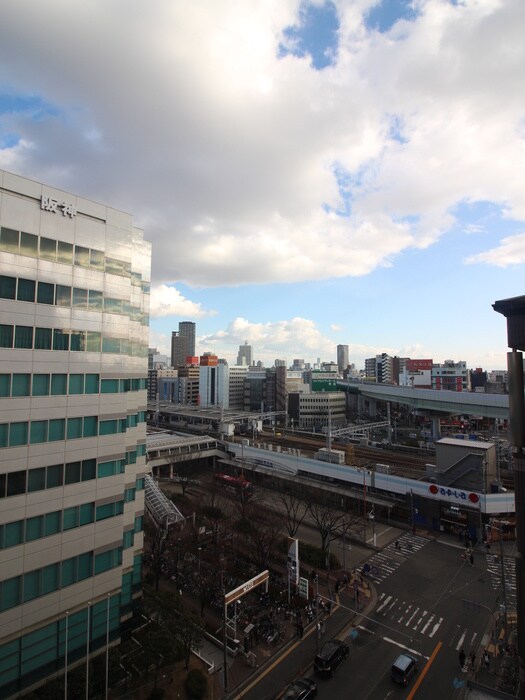 室内からの展望 セレニテフラン野田阪神駅前
