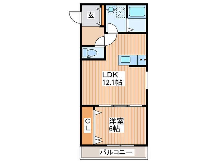 間取り図 ディアコート楠根北町