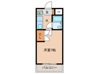 間取図 リアライズ富野荘