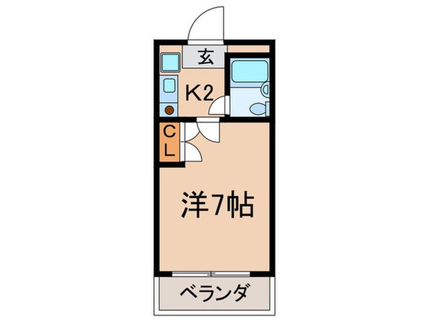 間取図 リアライズ富野荘