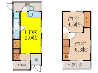 間取図 天王町一戸建