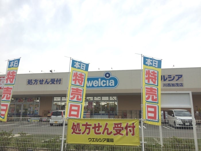 ウエルシア(ドラッグストア)まで455m エステートピア桃林丘