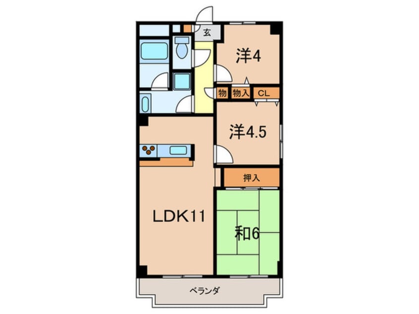 間取図 ココ西宮