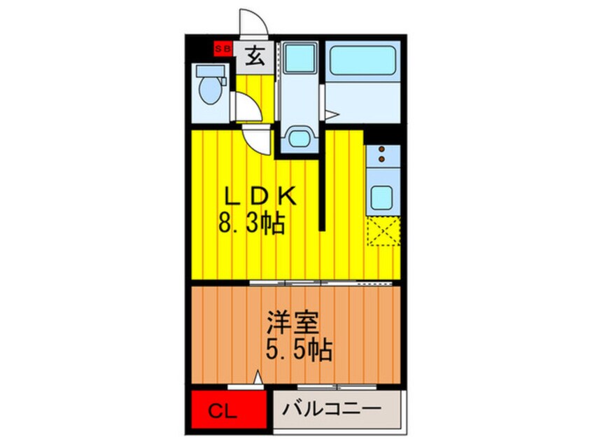 間取図 ALEGRIA摂津　正雀