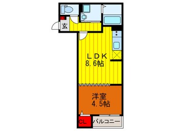 間取図 ALEGRIA摂津　正雀