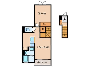 間取図 パストラルメゾン白水
