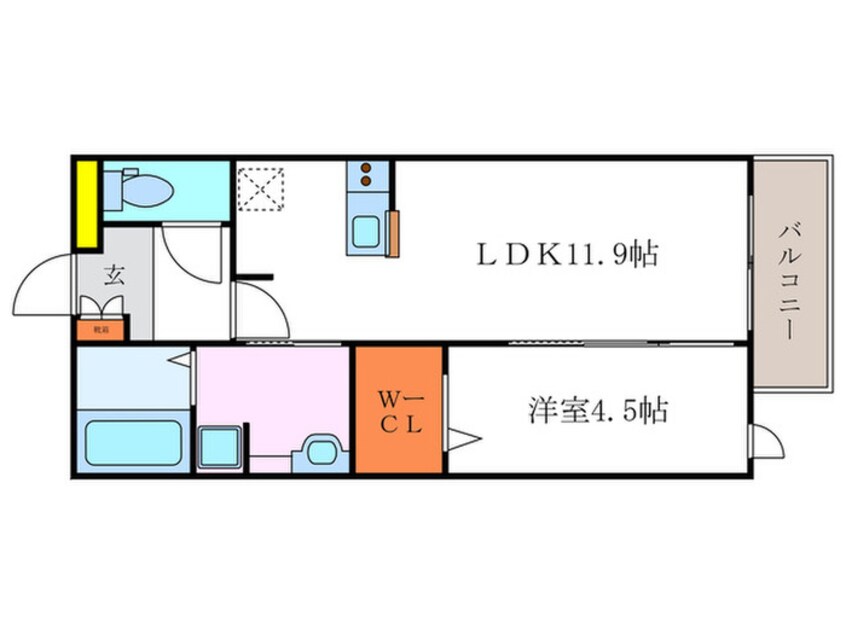 間取図 プレジールＡ棟