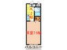 オレンジハウス２ 1Kの間取り