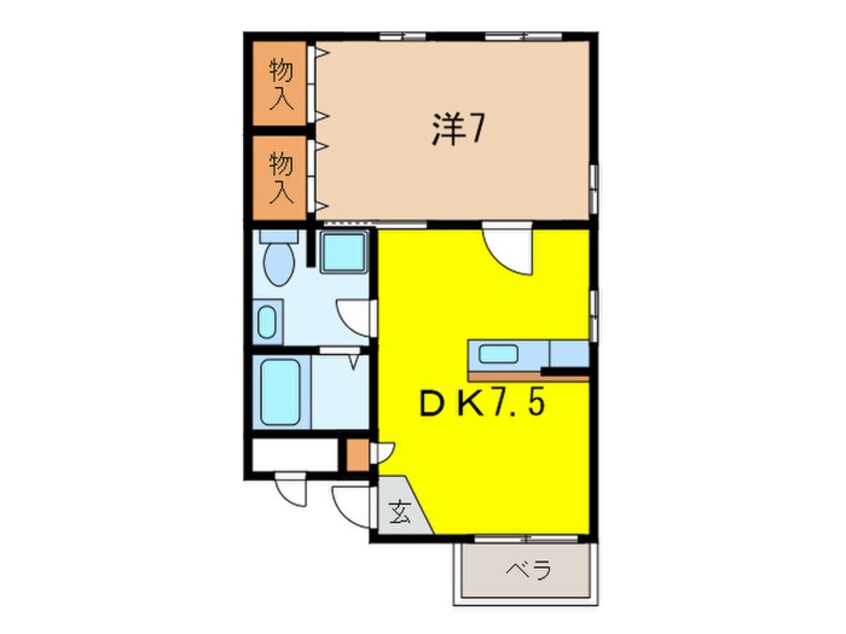 間取図 ＣＯＭＯＤＯ