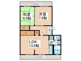 間取図 サンライズマンション