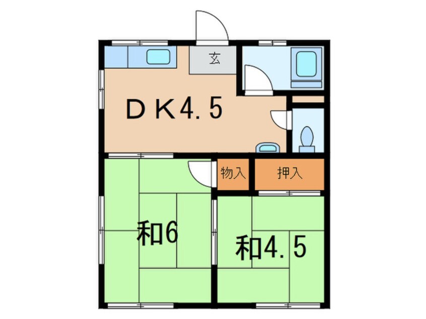 間取図 陽光ハイツ