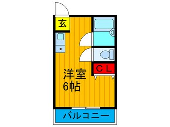 間取図 シャンティ中宮