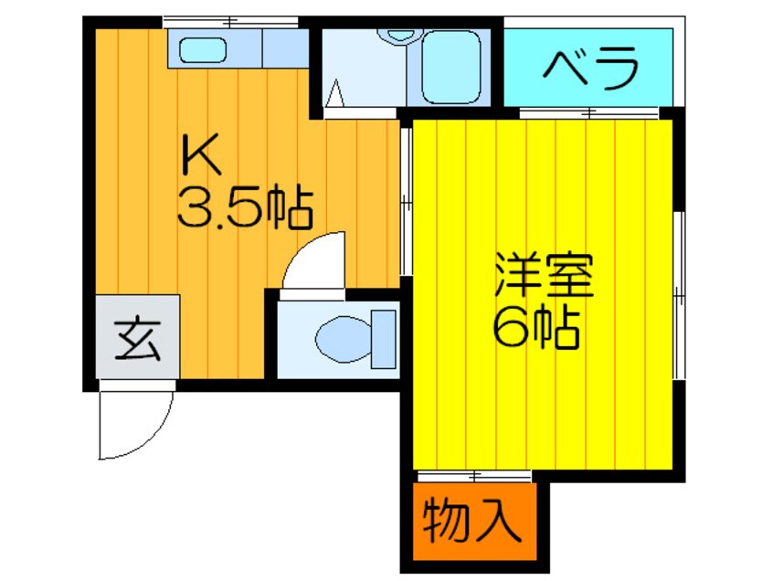 間取図 ハピネスプラザ藤田