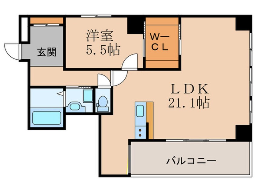 間取図 Lega梅北