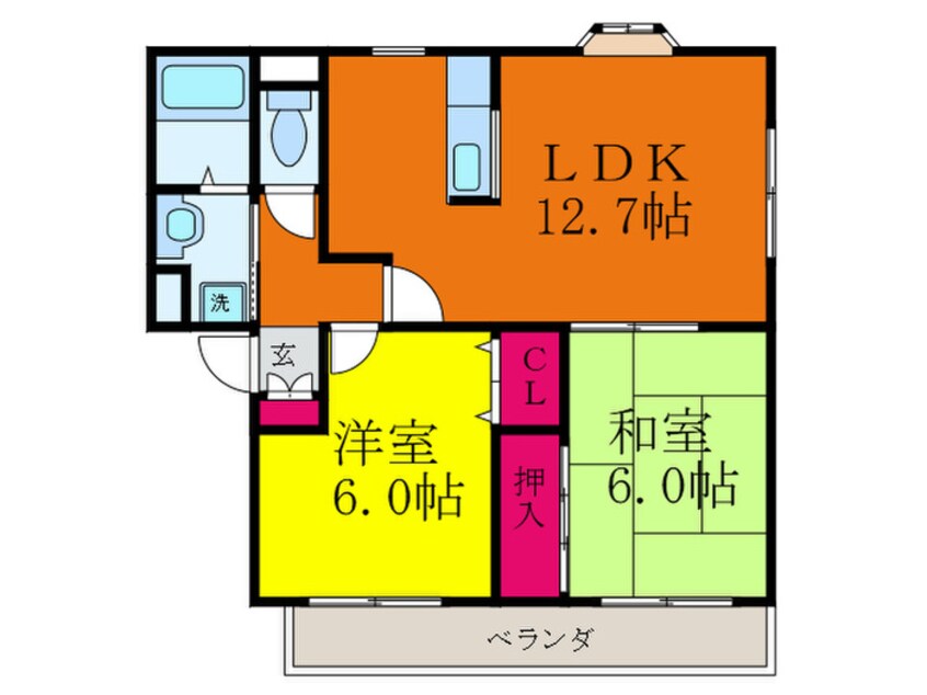 間取図 アランヴェール