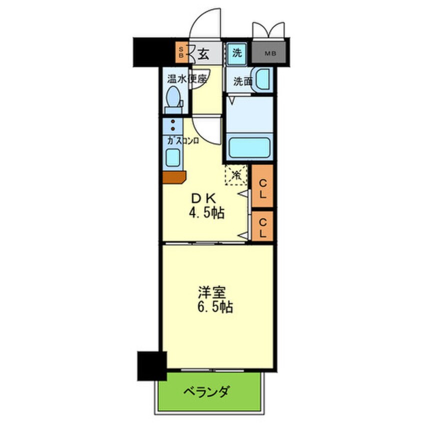 間取図 プレジオ中之島