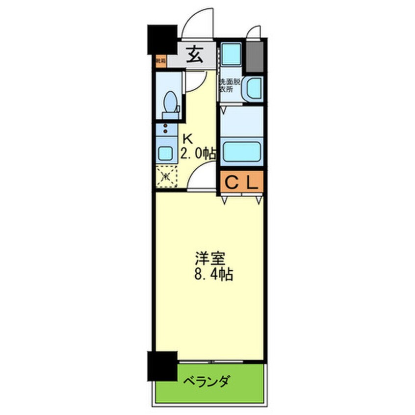 間取図 プレジオ中之島