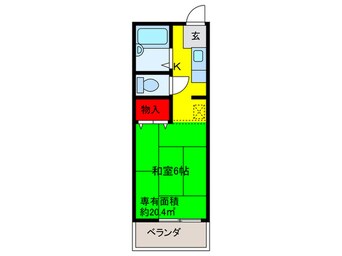 間取図 サンシティ西田