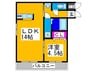 ＴＯＨＯビルＢ 1LDKの間取り