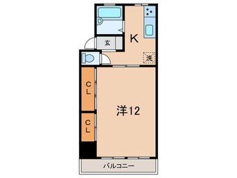 間取図 ウエストマンション魚住
