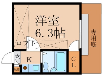 間取図 エイブルパレス椥辻