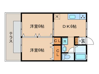 間取図 ジュネス片山