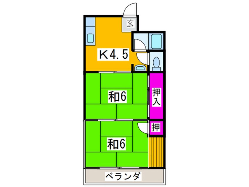 間取図 サニーハウス