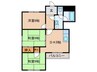 今田マンションＢ 3DKの間取り