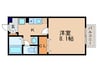 セジュール向日葵 1Kの間取り