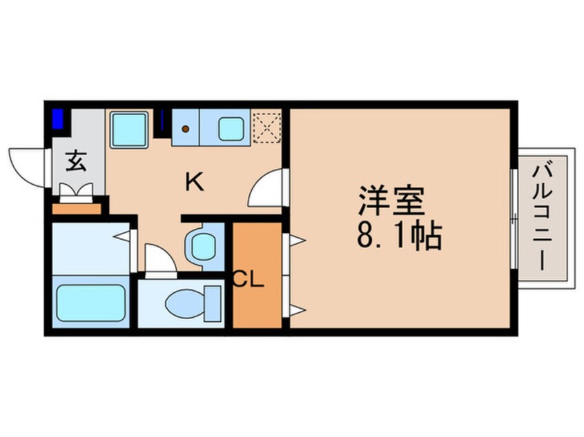 間取図 セジュール向日葵