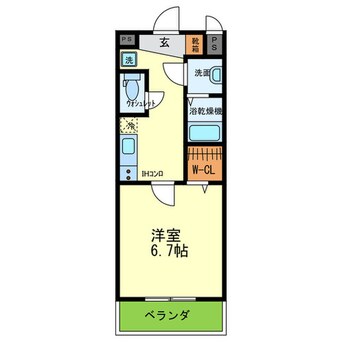 間取図 ルミエール久宝寺Ⅱ