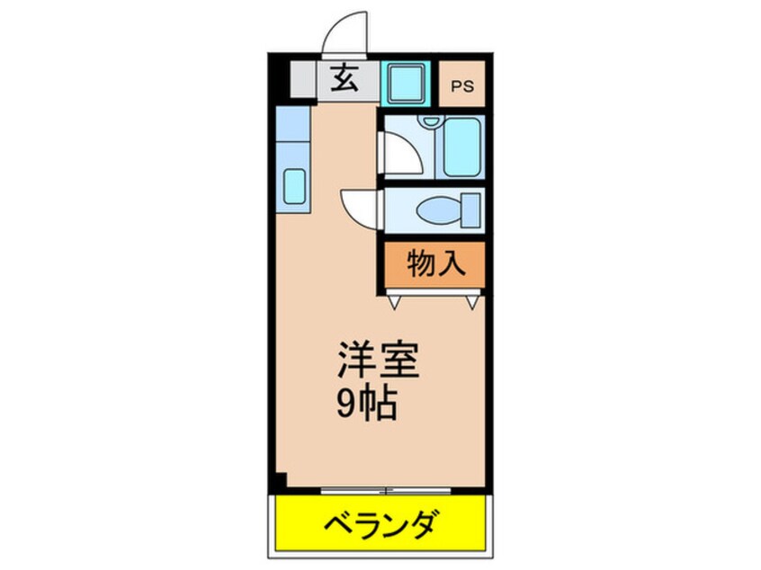 間取図 ラ・ヴェ－ル・ミナミ