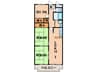 ラポ－ト折坂 3LDKの間取り