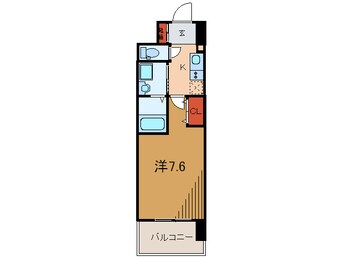 間取図 ｴｽﾘ-ﾄﾞ神戸三宮ﾊﾟ-ｸﾋﾞｭ-(302)