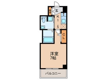 間取図 ラシーヌ天王寺南