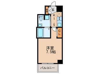 間取図 ラシーヌ天王寺南