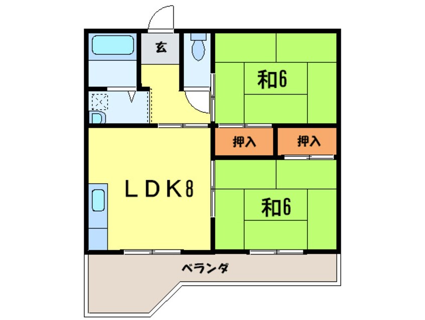 間取図 甲陽マンション