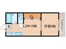 N.Cスクエア長田 1LDKの間取り