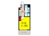 Ｌｉｖｅ　Ｃａｓａ　上新庄 1Kの間取り