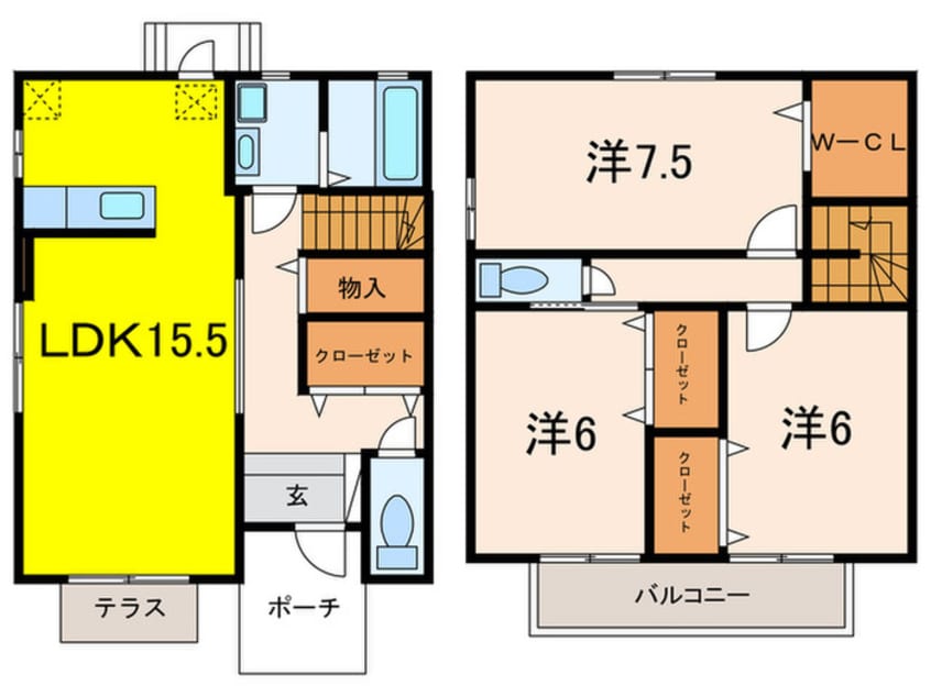 間取図 榮タウンハウスＡ
