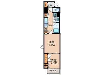 間取図 パークアクシス本町