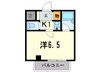 レディス・スペアライフ 1Kの間取り