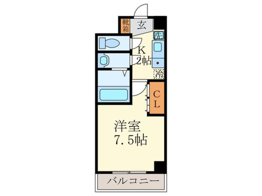 間取図 Casa Sollazzo京都西陣