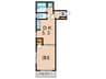 メゾン芦屋馬場 1DKの間取り