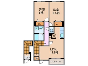 間取図 ソレア－ド久保Ⅰ番館