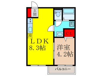 間取図 Dias東石切