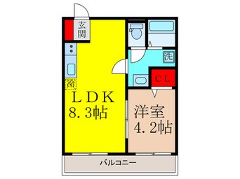 間取図 Dias東石切