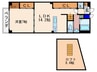 More河原町Ⅱ 1LDKの間取り