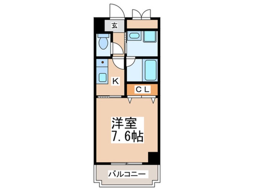 間取図 ボンジュール築港